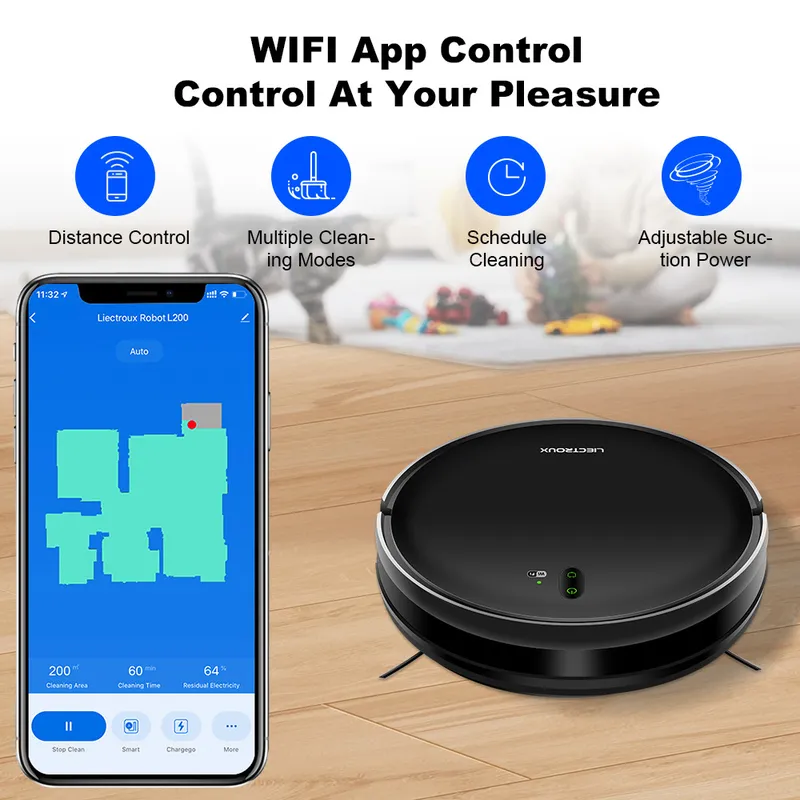 Smart Home Device - for LIECTROUX L200 Robot Vacuum Cleaner