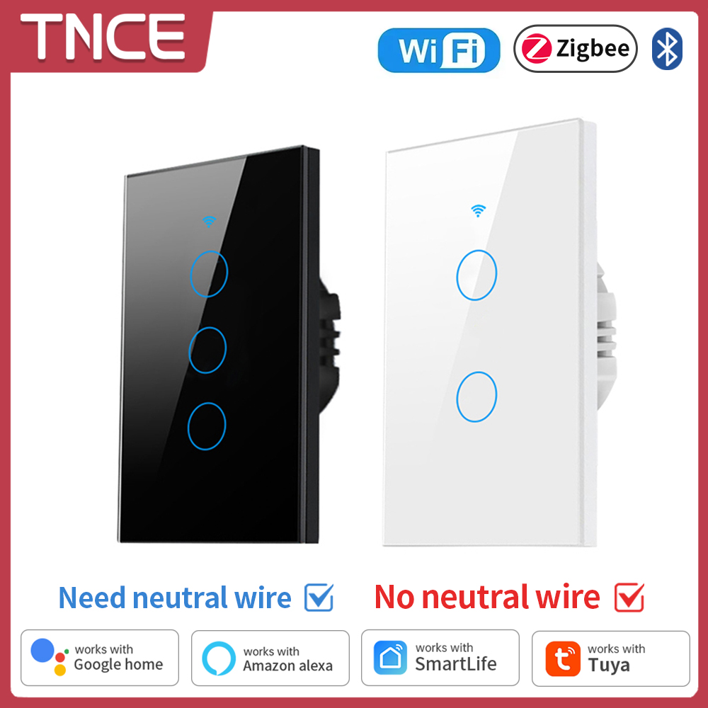 Smart Home Matter - TNCE Tuya WiFi/Zigbee Smart Light Switch,