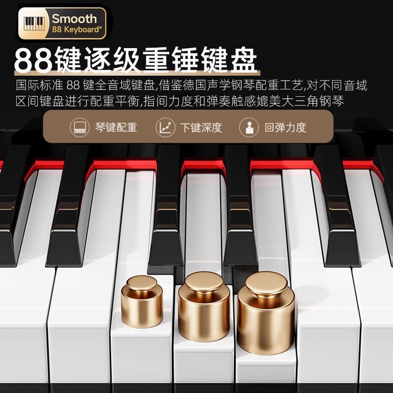 Grand Piano 88-Key Weighted Sm - đánh giá và giá Smart Home Key