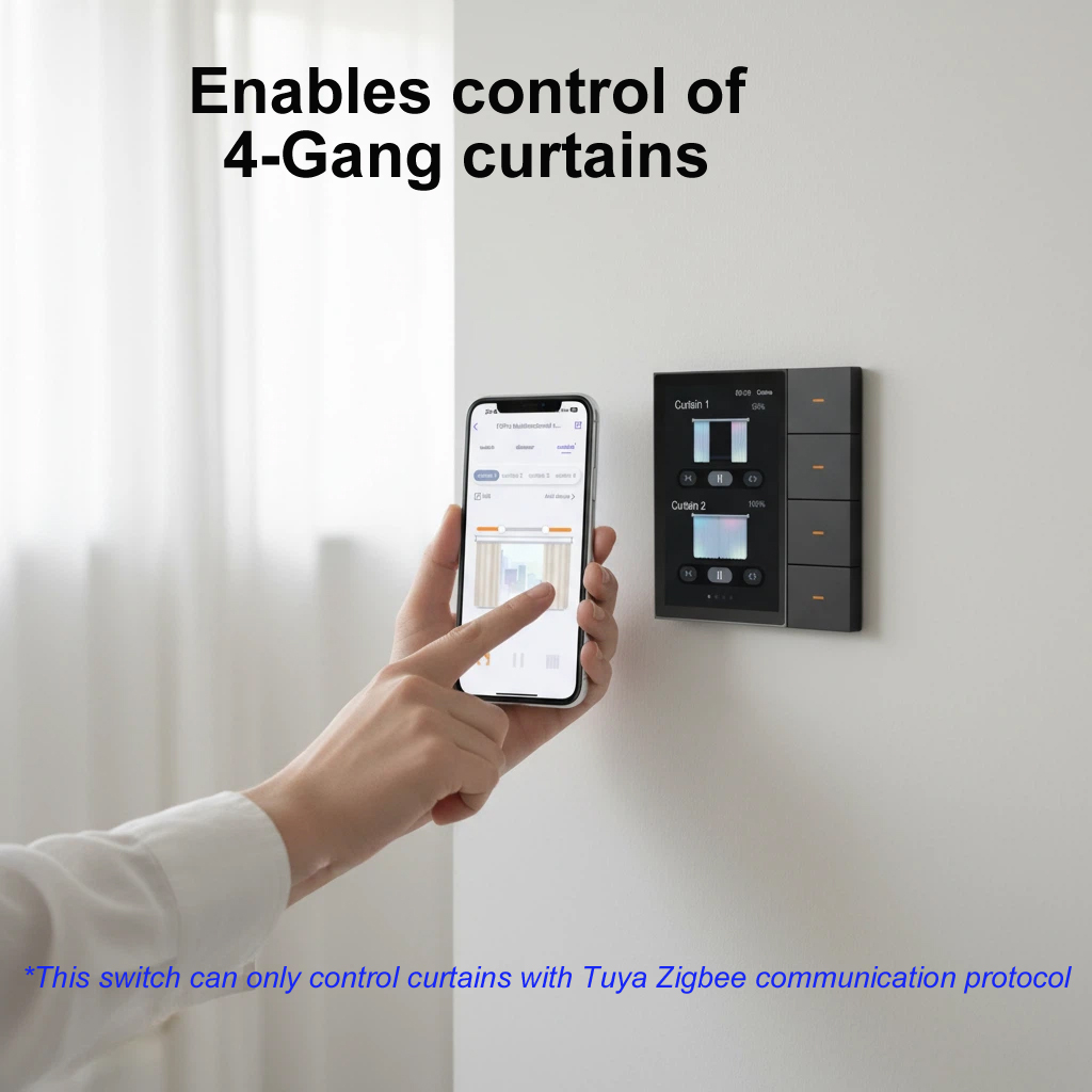 F3-pro Tuya Smart Panel ZigBee - đánh giá và giá Smart Home Matter
