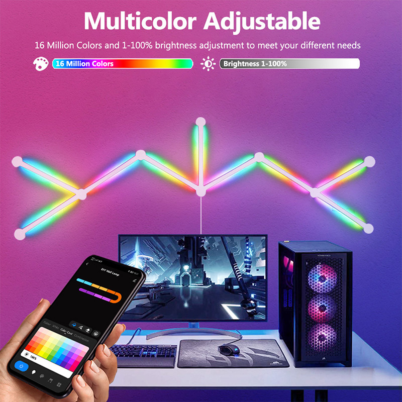Smart RGB Wall Lamp, Bluetooth - đánh giá và giá Smart Home Room