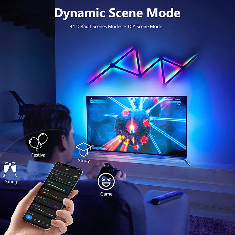 Smart RGB Wall Lamp, Bluetooth - đánh giá và giá Smart Home Room