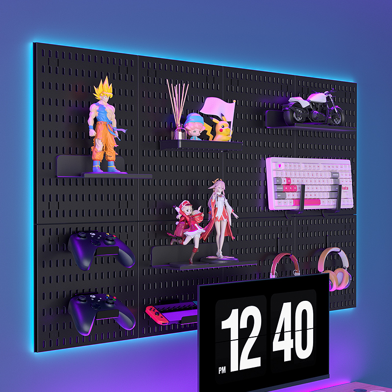Wall-mounted Pegboard, Drill-f - đánh giá và giá Smart Home Room