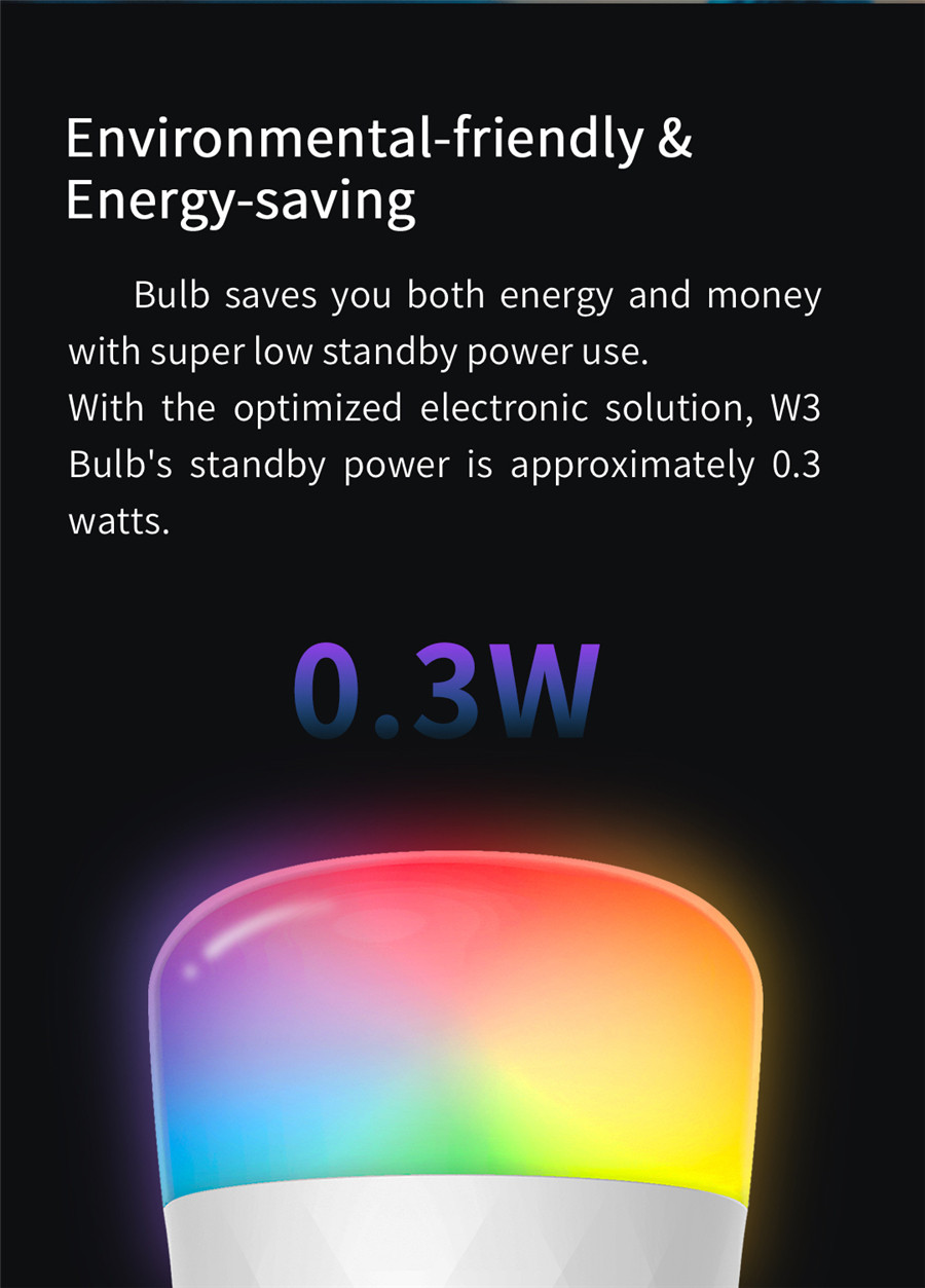 Yeelight Smart LED Bulb W3 E26 - đánh giá và giá Smart Home Yeelight