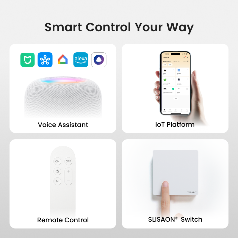 Yeelight Smart Slim LED Ceilin - đánh giá và giá Smart Home Yeelight